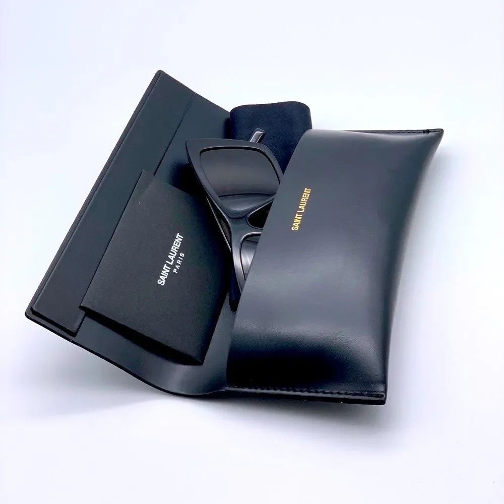 Yves Saint Laurent Black Cat-Eye Sunglasses - Picture 9 of 12